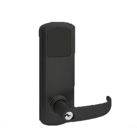 TownSteel - E-Genius 5000 - Interconnected Electronic Touch Keypad Lock - Entry - RFID & Wifi - 4" - On Center - Right Handed - Flat Black - Grade 1 - UHS Hardware