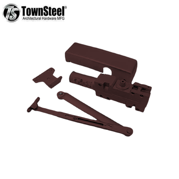 TownSteel - TDC40 - Commercial Door Closer - Hold to Open Arm - Cast Iron w/ Duranodic Bronze Finish - Grade 1 - UHS Hardware
