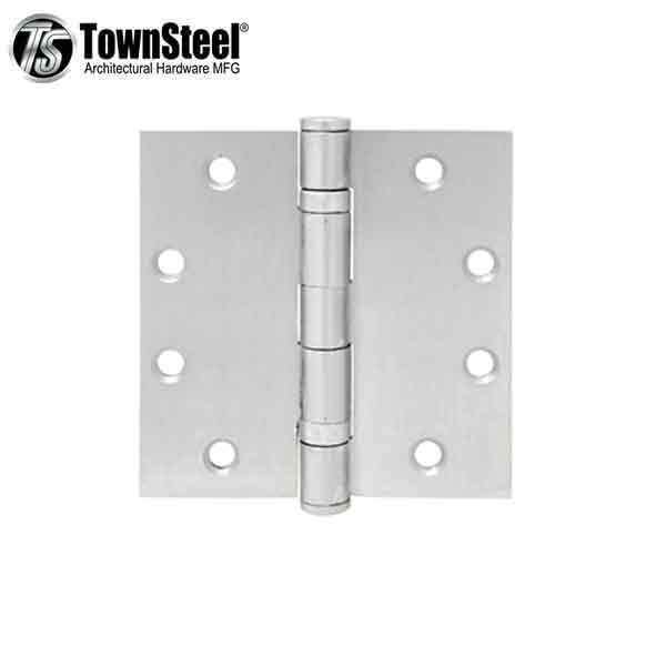 TownSteel - TH 179 - Door Hinge - 4.5" x 4.5"  - Standard Weight  - 26D - Satin Chrome - UHS Hardware