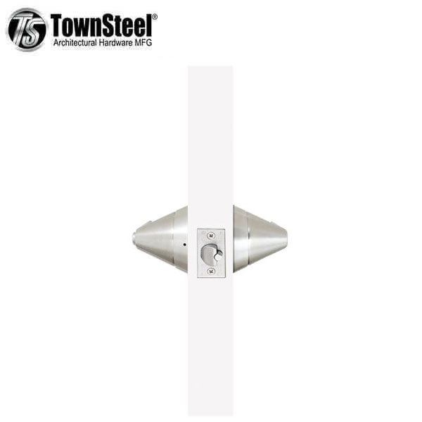 TownSteel - TRX-L -  Ligature Resistant Cylindrical Lockset - Heavy Duty - Storeroom - Fire Rated - Stainless Steel - Grade 1 - UHS Hardware