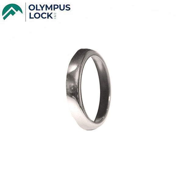 Olympus - TR204 - 5/32" Trim Collar for 1-1/8" Diameter Cam Locks - Satin Stainless Steel - UHS Hardware