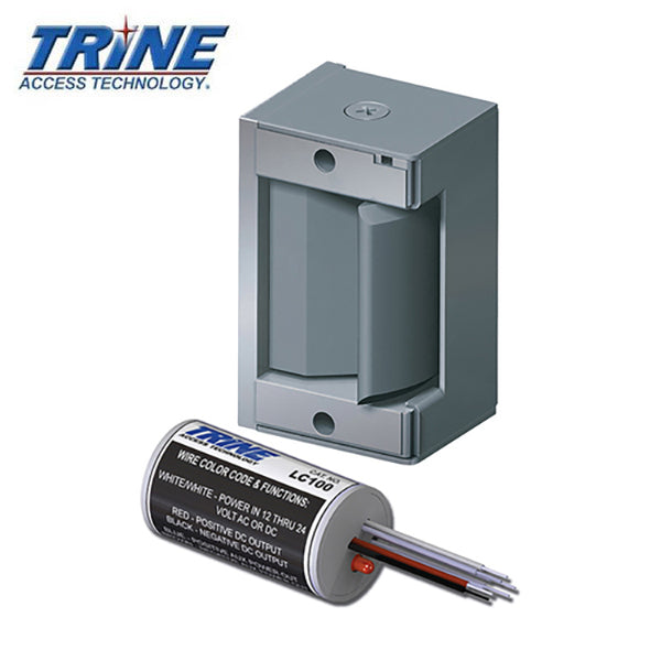 Trine - 30RS - 3000 Series - 11-29 AC/DC - Electric Strike with LC100 External Line Conditioner - Fire Rated ANSI - Grade 1 - UHS Hardware
