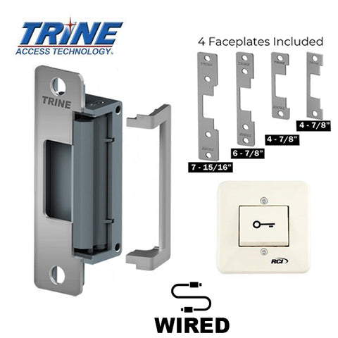 Trine - Wired - Electric Strike Buzzer System Kit - Fits Any Door