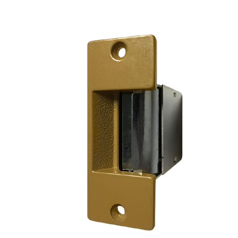Trine S005 Light Commercial Grade 1 Electric Strike - Brass Powder Coated - UHS Hardware