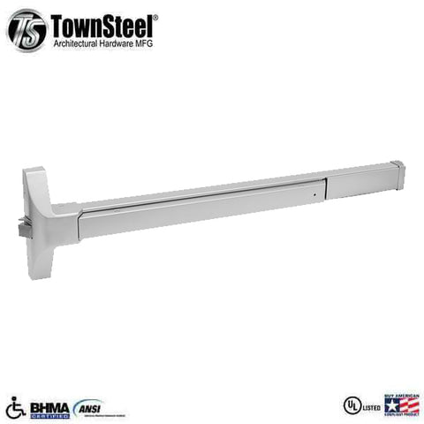 TownSteel - ED6500 - Narrow Stile Panic Exit Device Push Bar - 36" - Optional Finish -  Grade 1 - UHS Hardware