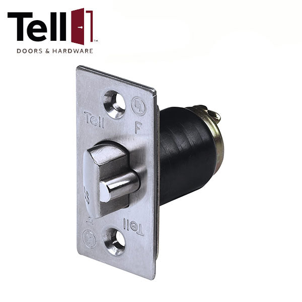 TELL - CL100181 - Guarded Latchbolt w/ Deadlocking Function - 2-3/4" Backset - for KC1100 Series Knobsets - Stainless Steel - Grade 1 - UHS Hardware