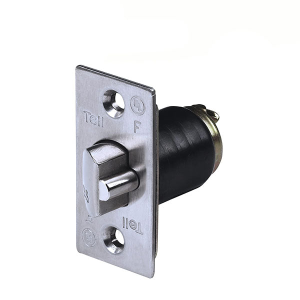 TELL - CL100181 - Guarded Latchbolt w/ Deadlocking Function - 2-3/4" Backset - for KC1100 Series Knobsets - Stainless Steel - Grade 1 - UHS Hardware