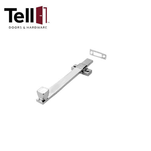 TELL - DT100018 - 8" Surface Bolt - Satin Chrome