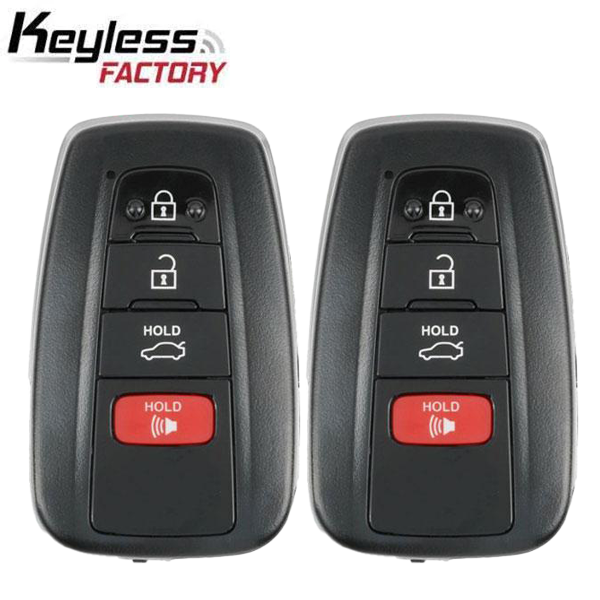 2 x 2019 Toyota Avalon / 4-Button Smart Key / HYQ14FBE / 0410 (AFTERMARKET) (Pack Of 2) - UHS Hardware