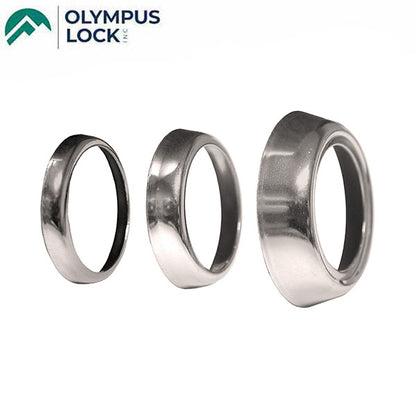 Olympus - TR200A - Trim Collar Package for 1-1/8" Diameter Cam Locks - Optional Finish - UHS Hardware