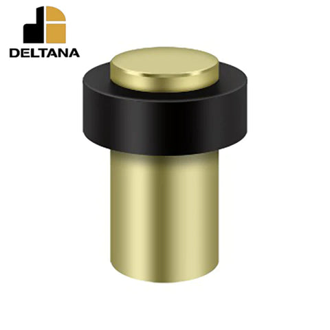 Deltana - Round Universal Floor Bumper 3" - Heavy Duty - Solid Brass - Optional Finish