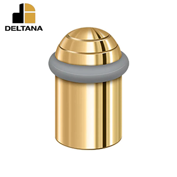 Deltana - Round universal Floor Bumper Dome Cap 2-1/8" - Solid Brass - Optional Finish