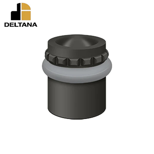 Deltana - Round Universal Floor Bumper Pattern Cap 1-5/8" - Solid Brass - Optional Finish
