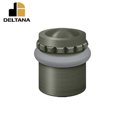 Deltana - Round Universal Floor Bumper Pattern Cap 1-5/8" - Solid Brass - Optional Finish