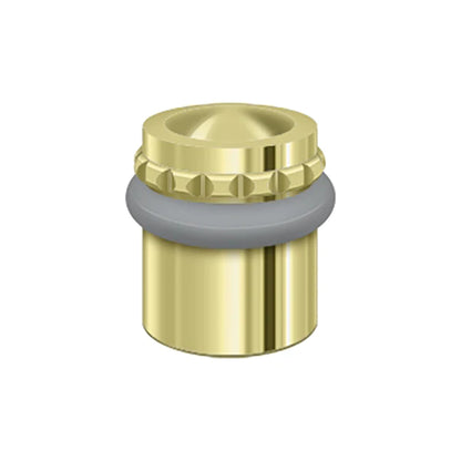 Deltana - Round Universal Floor Bumper Pattern Cap 1-5/8" - Solid Brass - Optional Finish