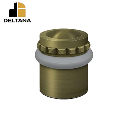 Deltana - Round Universal Floor Bumper Pattern Cap 1-5/8" - Solid Brass - Optional Finish