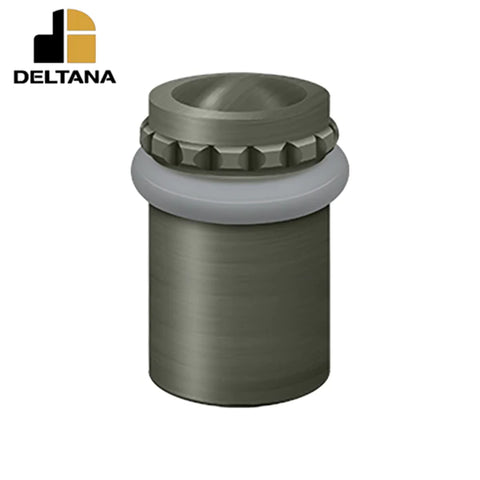 Deltana - Round Universal Floor Bumper Pattern Cap 2-1/8" - Solid Brass - Optional Finish