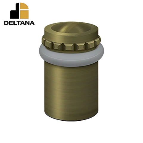 Deltana - Round Universal Floor Bumper Pattern Cap 2-1/8" - Solid Brass - Optional Finish