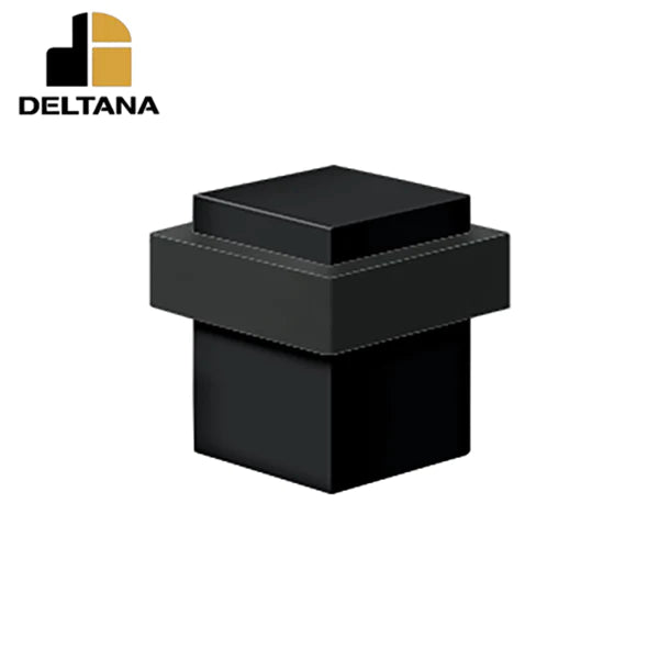 Deltana - Square Universal Floor Bumper 1-3/8" - Solid Brass - Optional Finish