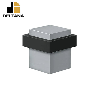 Deltana - Square Universal Floor Bumper 1-3/8" - Solid Brass - Optional Finish