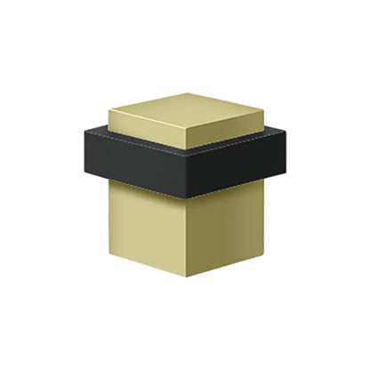 Deltana - Square Universal Floor Bumper 1-3/8" - Solid Brass - Optional Finish