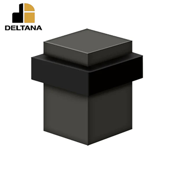 Deltana - Square Universal Floor Bumper 2-1/2" - Solid Brass - Optional Finish