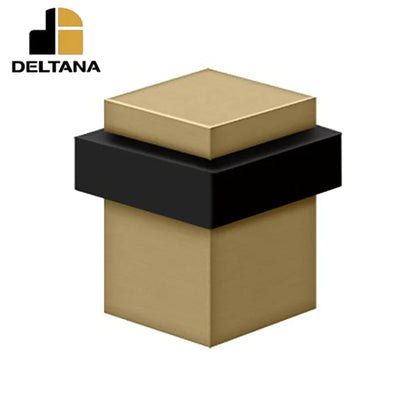 Deltana - Square Universal Floor Bumper 2-1/2" - Solid Brass - Optional Finish
