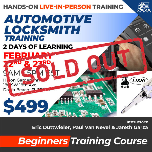 Hands-On Live In-Person Training - Beginners Automotive Training - Introduction to Car Key Origination Methods and Techniques - Full 2 Day Course (Feb 22nd and 23rd, 9AM to 5PM EST - Hollywood, Florida)