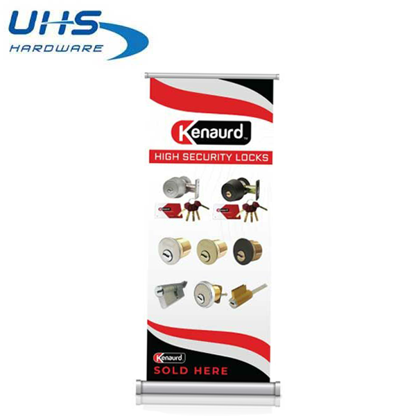 Promotional Roll Up / Retractable Banner - High Security Locks & Cylinders - UHS Hardware
