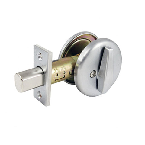 Cal-Royal - ULID365 - T300 Series - One Sided Deadbolt with External Plate - Satin Chrome - Heavy Duty - Grade 2 - UHS Hardware
