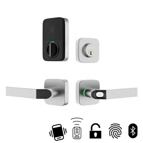 Ultraloq - Electronic Smart Combo Lever Set - Finger Print Reader - Bluetooth - Prox Key Fob Access - UHS Hardware