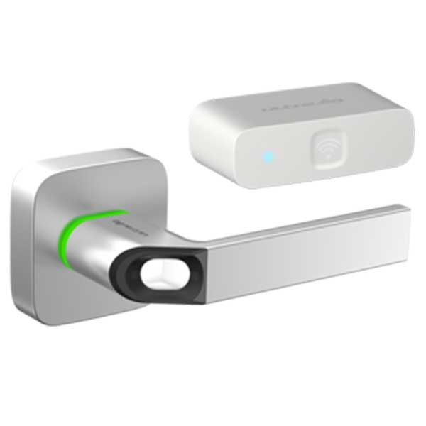 Ultraloq - Electronic Smart Lever w/ WiFi Bridge - Finger Print Reader - Bluetooth - Prox Key Fob Access - UHS Hardware