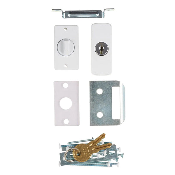 Wright - V114 - Wood / Metal Doors - Keyed Storm Door Deadlock - Optional Finish - UHS Hardware