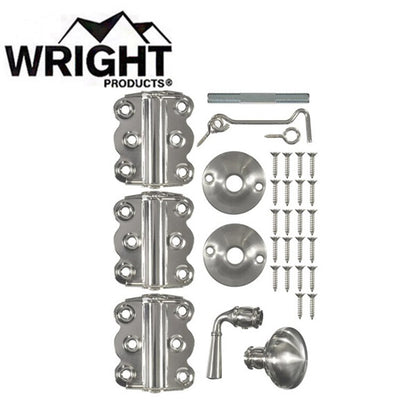 Wright - V321WH - Vinyl Screen Door Kit - 1/2"-1-3/4" Doors - Wood / Screen Doors - Optional Finish - UHS Hardware