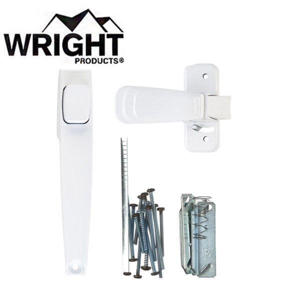 Wright - V444-2 - Heavy Duty - Tie Down Push Button Handle - Optional Finish - UHS Hardware