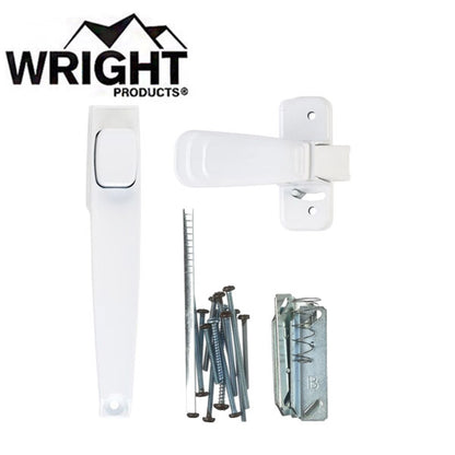 Wright - V444-2 - Heavy Duty - Tie Down Push Button Handle - Optional Finish - UHS Hardware