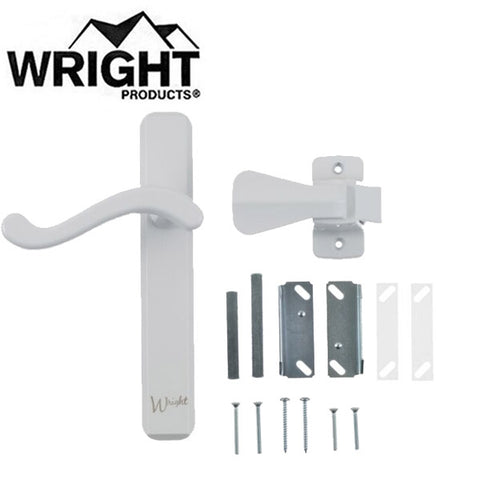 Wright - VBA213 - Bayfield Surface Latch Lever Set - Optional Finish - UHS Hardware