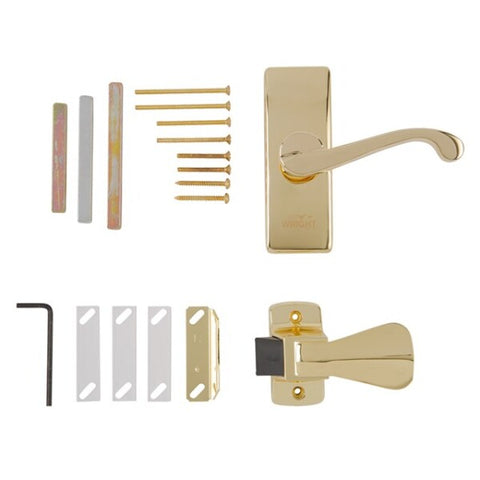 Wright - VGL025-555 - Georgian Surface Mount Latch - Optional Finish - UHS Hardware