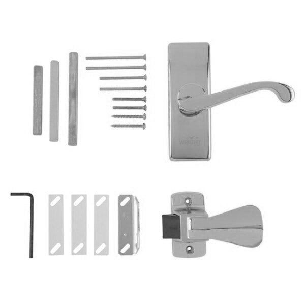 Wright - VGL025-555 - Georgian Surface Mount Latch - Optional Finish - UHS Hardware