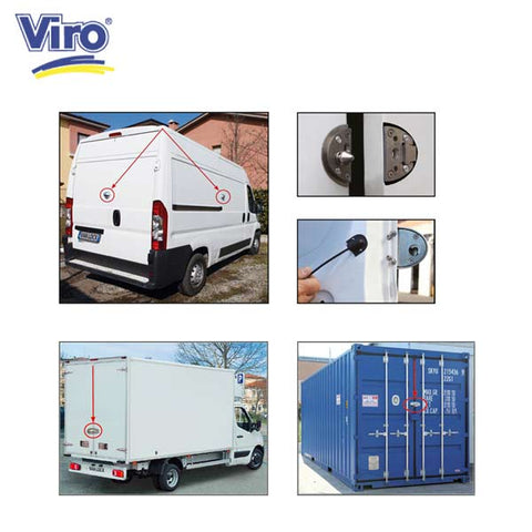 Van Lock Unit For Truck And Van w/ Anchoring Plates (Viro) - UHS Hardware