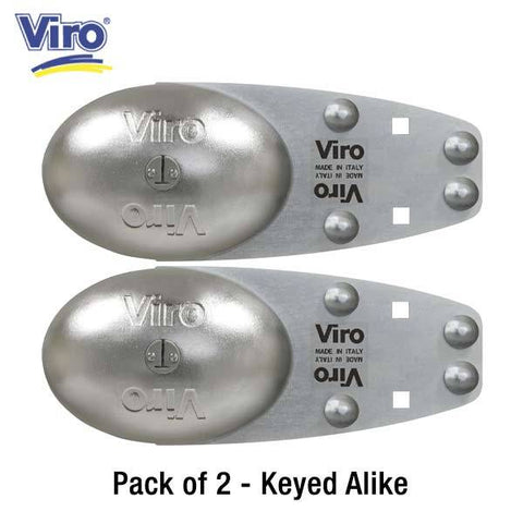 Van Lock Units For Truck And Van w/ Anchoring Plates (Pack of 2 - Keyed Alike) (Viro) - UHS Hardware