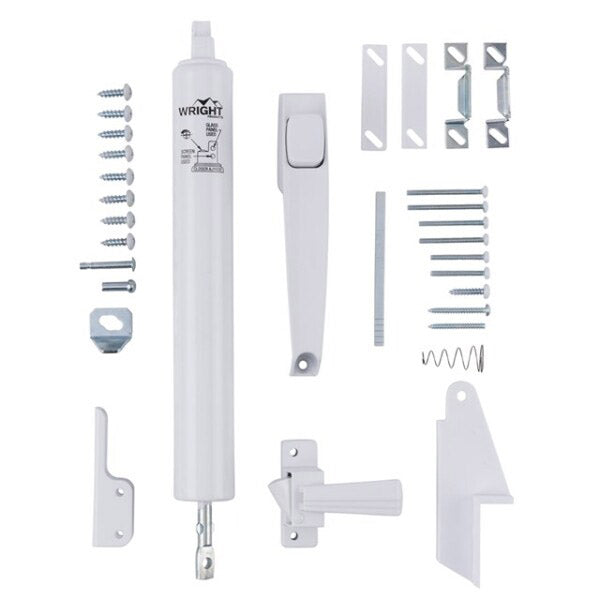 Wright - VLAN - Lanai Door Set - Push Button Latch & Standard Duty Closer with Jamb Bracket - Optional Finish - UHS Hardware