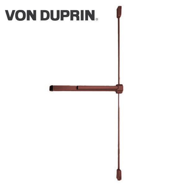 Von Duprin - 2227EO -  Surface Mounted Vertical Rod Exit Device - Exit Only - No Trim - Optional Finish - 3 Foot - UHS Hardware