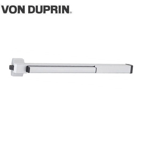 Von Duprin - 22EO - Rim Exit Device - Exit Only - No Trim - Aluminum Finish - 4 Foot - UHS Hardware