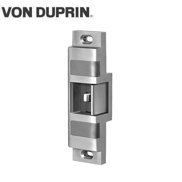 Von Duprin - 6111 Electric Strike for Rim Exit Devices - Fail Secure - Satin Stainless - 24VDC - UHS Hardware