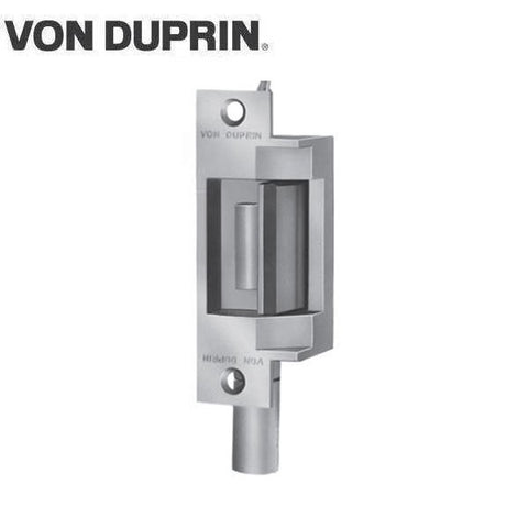 Von Duprin - 6211 Electric Strike for Mortise or Cylindrical Devices - Fail Secure - Dual Signal Switch  - Satin Stainless - 24VDC - UHS Hardware