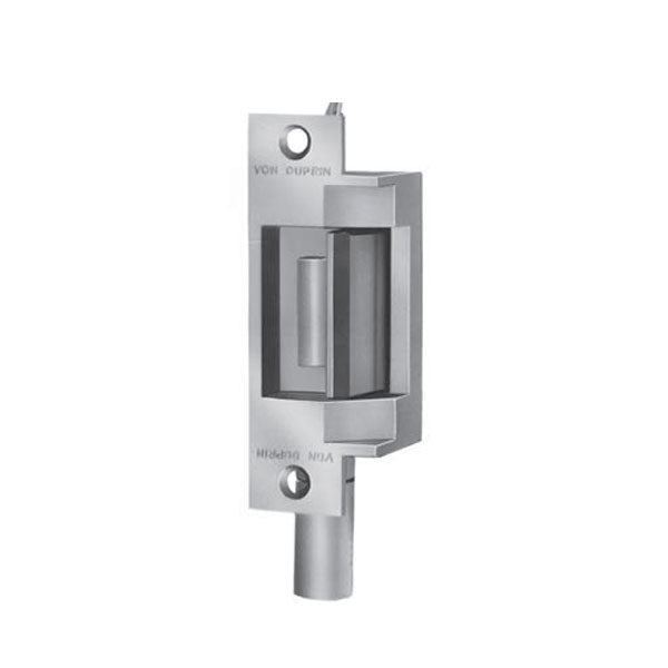 Von Duprin - 6211 Electric Strike for Mortise or Cylindrical Devices - Fail Secure - Satin Stainless - 24VDC - UHS Hardware