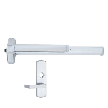 Von Duprin - 98L - Extra Protection Latch - Mortise Lock Exit Device - 06 Lever - Night Latch - 3' Long - RHR - Satin Chrome - Grade 1 - UHS Hardware