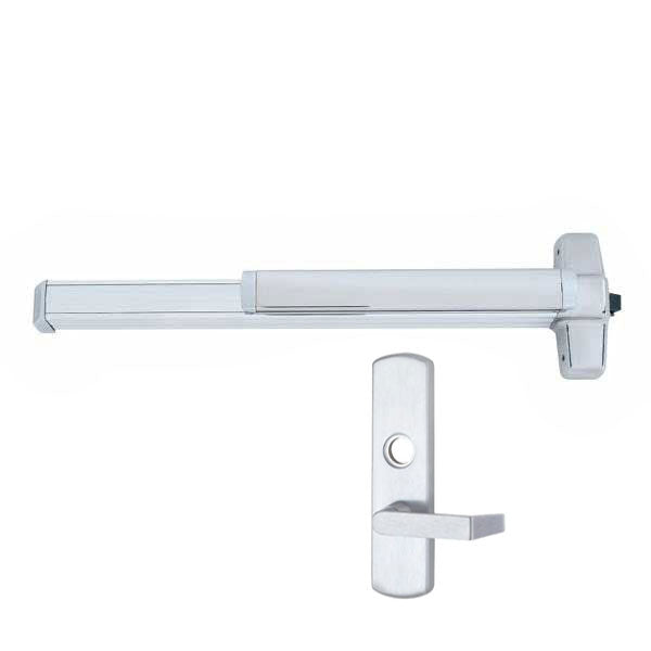 Von Duprin - 98L - Mortise Lock Exit Device - 06 Lever - Double Cylinder with Security Indicator - 3' Long - RHR - Fire Rated - Satin Chrome - Grade 1 - UHS Hardware