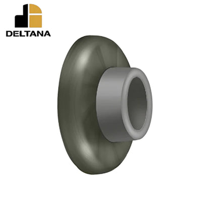 Deltana - Wall Mount Concave Flush Bumper - 2-1/2" Diameter - Optional Finish